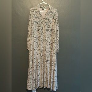 Piper & Scoot Collared Long Sleeve Floral Dress